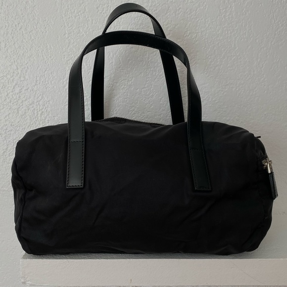 Prada black nylon duffle satchel bag - Picture 5 of 10